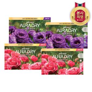 [샤프란] 아우라 AURA 드라이 건조기 전용 섬유유연시트 40매 x 4개 스윗만다린/매그놀리아 택1