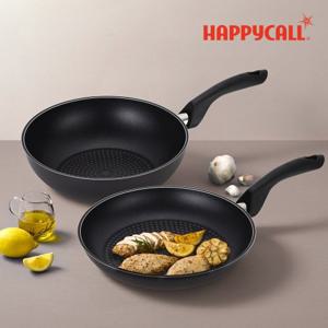 해피콜 매시브 다이아몬드 인덕션 프라이팬 2종세트(F28+W28)
