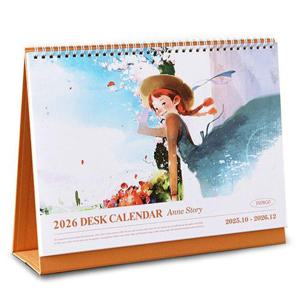 2026 빨간머리앤 A4 탁상 달력 책상 데스크 캘린더 WFK5P1Q
