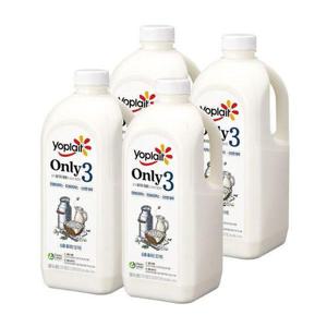 갤러리아_빙그레 요플레 Only3 플레인 요거트 대용량 1.8L 4병