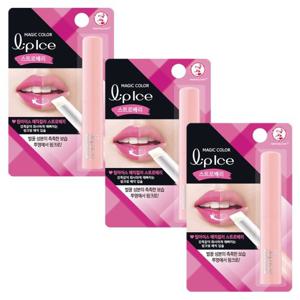 멘소래담 립아이스 매직컬러 색조 립케어 스트로베리 2gx3개 / 건조한 입술케어 입술관리 휴대용 립밤