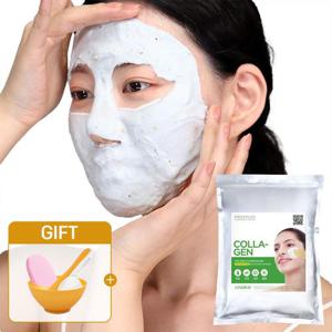 린제이 콜라겐 모델링팩 1kg+팩도구세트+클렌징해면 스펀지 홈에스테틱 5종세트