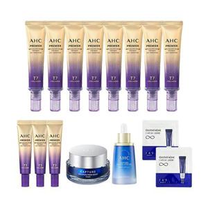 AHC 아이크림 시즌13 40ml x8 + 12ml x3 + 모이스트 크림 + 앰플 + 샘플 2매