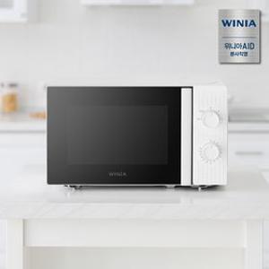 [최종가 52,620원]위니아 전자레인지 20L EKRM201BGWWM(A) 화이트 미니 소형 회전 원룸 전자렌지