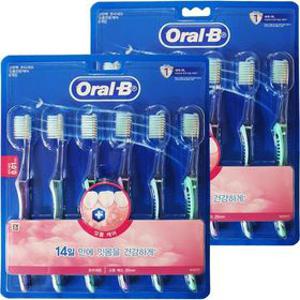 [오랄비] 고탄력 초미세모 잇몸전문케어 칫솔 6입X2개(12입)