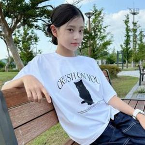 [더데이걸] 트랜디 박시핏 반팔티 TGRA24602_7358