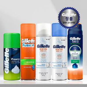 질레트 쉐이빙젤/폼 특가 모음전 스킨텍/하이드라/포오미/퓨어스포츠