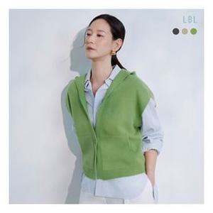 LBL 26SS 캐시미어울 블렌드 홀가먼트 후드 가디건