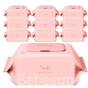 베베숲 소프트 아기물티슈 80매 x 10팩