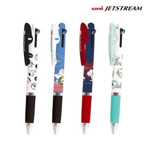 유니 제트스트림 3색 볼펜 스누피 2025 캐릭터 0.5