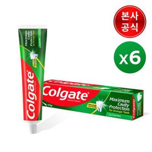 [APP전용] 콜게이트 캐비티 프로텍션 불소치약 레귤러/쿨민트 6개/10개 외 고불소 치약/가글
