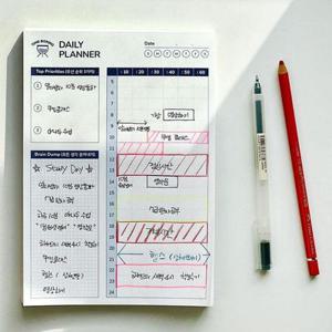 타임박스 플래너 일일계획표 일론머스크 계획표 투두리스트 A5 100매