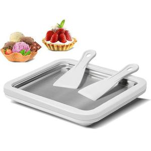 프리미엄롤 철판 아이스크림 메이커  스텐304 아이스크림팬 수제 DIY 스무디, 프로즌 요거트 롤 L370