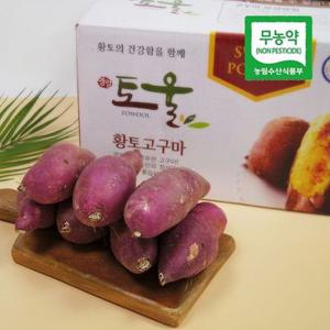 [경매직송] 토울 영암 유기농 세척 꿀고구마(한입/로얄) 2Kg/3Kg/5Kg