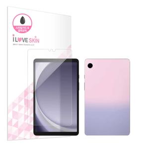 갤럭시탭A9 디자인스킨 액정보호필름+부착액 후면 측면 카메라