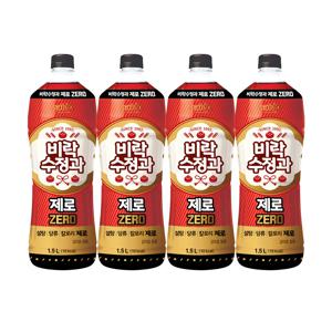 비락 수정과 제로 1.5L x4개