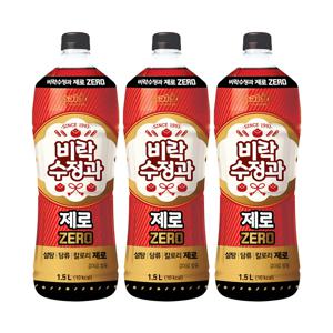 비락 수정과 제로 1.5L x3개