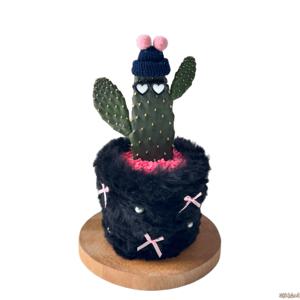 플러피팟 공기정화식물 전자파차단 (털화분 + 식물) 세트