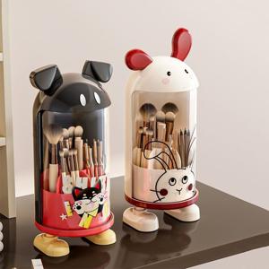 [해외] 북유럽 귀여운 회전식 브러쉬꽂이 메이크업 브러쉬 정리함 연필꽂이 2colors