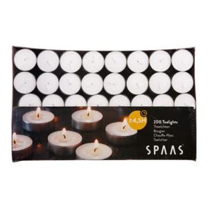 티라이트 양초 무향 200개 종이팩 SPAAS 4,5시간연소