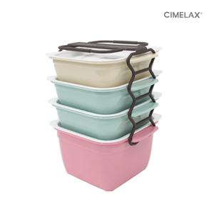 점보쿡 미니 찬합 4단 도시락찬합 피크닉도시락