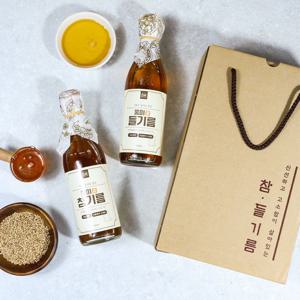저온압착 당일착유 프리미엄 들기름/참기름 선물세트