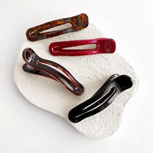 올림머리 일자 헤어집게핀 4color