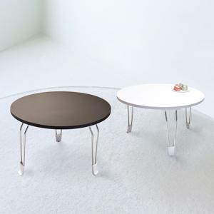 미니 원형 접이식 소파 거실 테이블 밥상 노트북책상 티테이블 다용도상