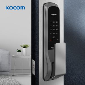 코콤 푸시풀 무타공 도어락 디지털 번호키 바로잠김 NP750