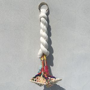 전통 황금 미니 복조리 현관 복조리개 - 풍수지리 액막이 대나무 새해 행운 선물 현관문소품