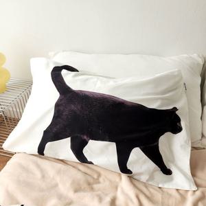 힙한 고양이 60수 long staple cotton 베개커버
