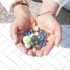 추억의 구슬치기 20알x10묶음 유리구슬 세트