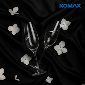 스와로프스키 와인잔 샴페인 (210ml) 2P