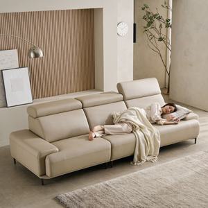 프리미엄 오가르 천연 면피 소가죽 소파 3인/4인(스툴미포함)