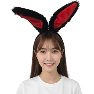 바니머리띠 블랙 토끼머리띠 대형 파티 코스프레 분장 촬영 캐릭터소품