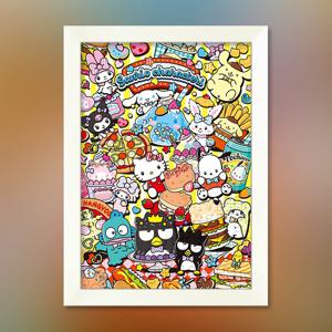 산리오 캐릭터즈 팝아트 직소 퍼즐+액자 세트 1000피스