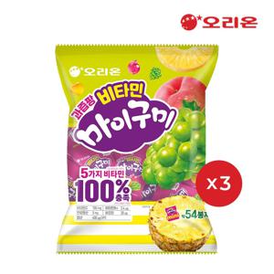 과즙팡 비타민 마이구미 미니 55P (529.2g) 3개