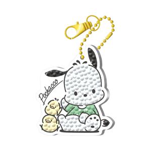 산리오 안녕 포차코 보석십자수 키링