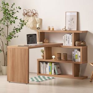 글래드 지그재그 3단 책장 1200 공부방 ㄱ자형 코너 책상 세트 1200