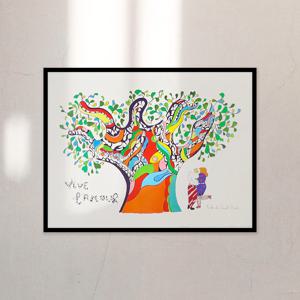 액자 Vive L`amour, 1970 / 니키 드 생팔