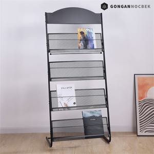 잡지 꽂이 홍보물 리플렛 거치대 팜플렛 책 엽서 4단