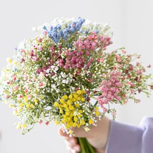 1+1 / 안개꽃 조화 한송이 베리 번들가지 29cm 6colors 인테리어 장식