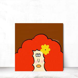 현대작가 월리살롱 일러스트 캐릭터 거실 현관 호텔 인테리어액자 24x24cm