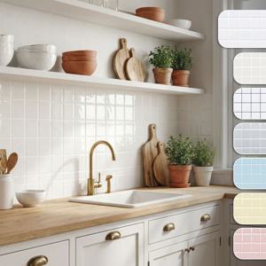 DIY 입체형 접착식 데코타일 시트지 주방 욕실벽 셀프인테리어 타일