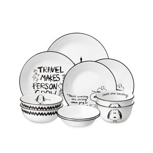 스누피앤찰리에디션 한국형 2인 10P 원형 홈세트