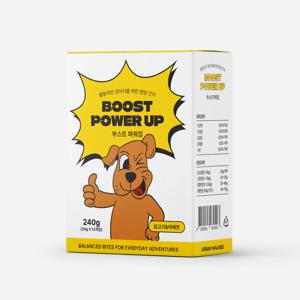 부스트파워업 강아지 간식 에너지바 240g