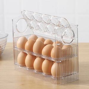 30구 투명 에그트레이 3단 냉장고 정리 계란 수납 보관용기