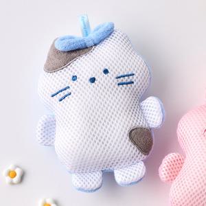 밀크캣 메쉬 샤워스펀지 화이트