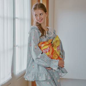 포멜로 긴팔 투피스 베이비블루 (40수)