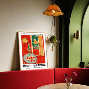 마티스 그림 인테리어액자 전시포스터 - 붉은 방의 정물